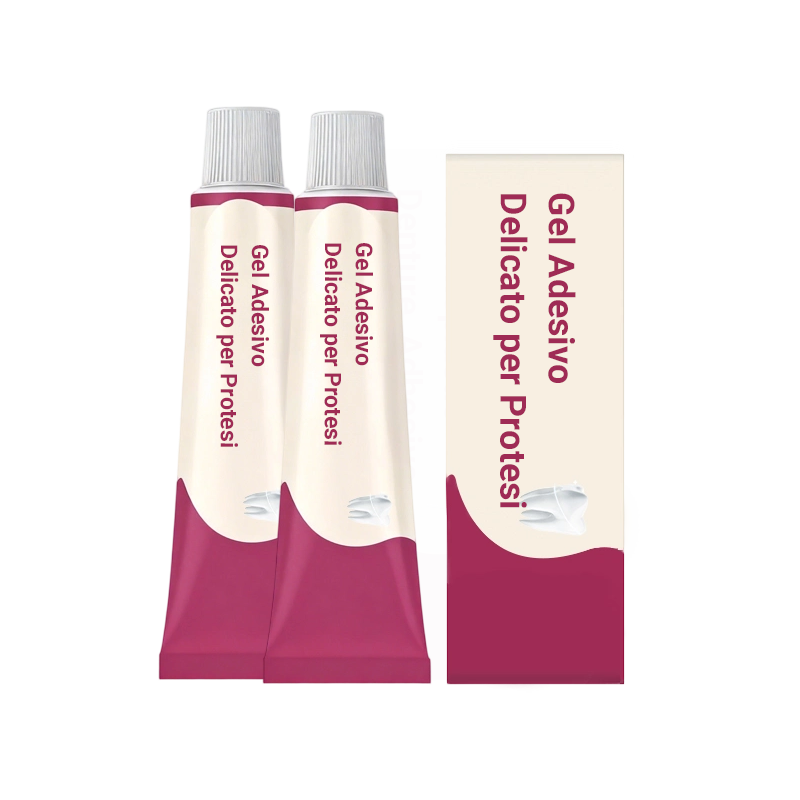 2x Gel Adesivo Delicato per Protesi