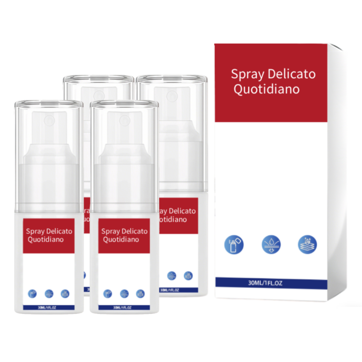 4x Spray Delicato Quotidiano
