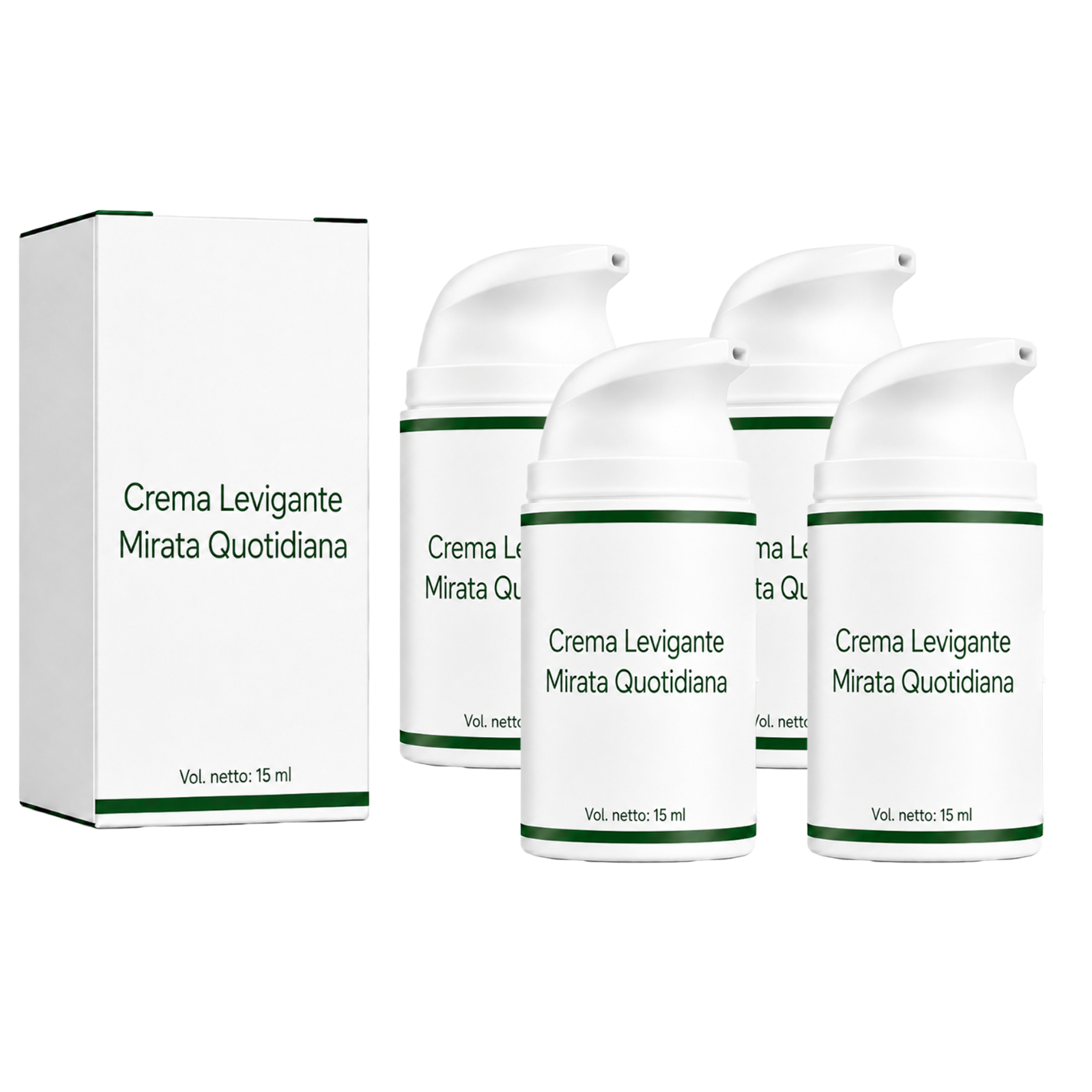 4x Crema Levigante Mirata Quotidiana