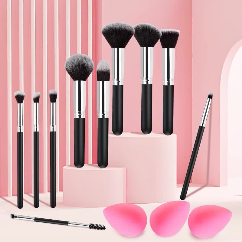 Pureovelle Set Pennelli Trucco Professionale