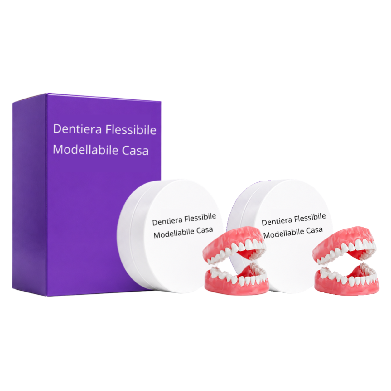 Dentiera Flessibile Modellabile Casa