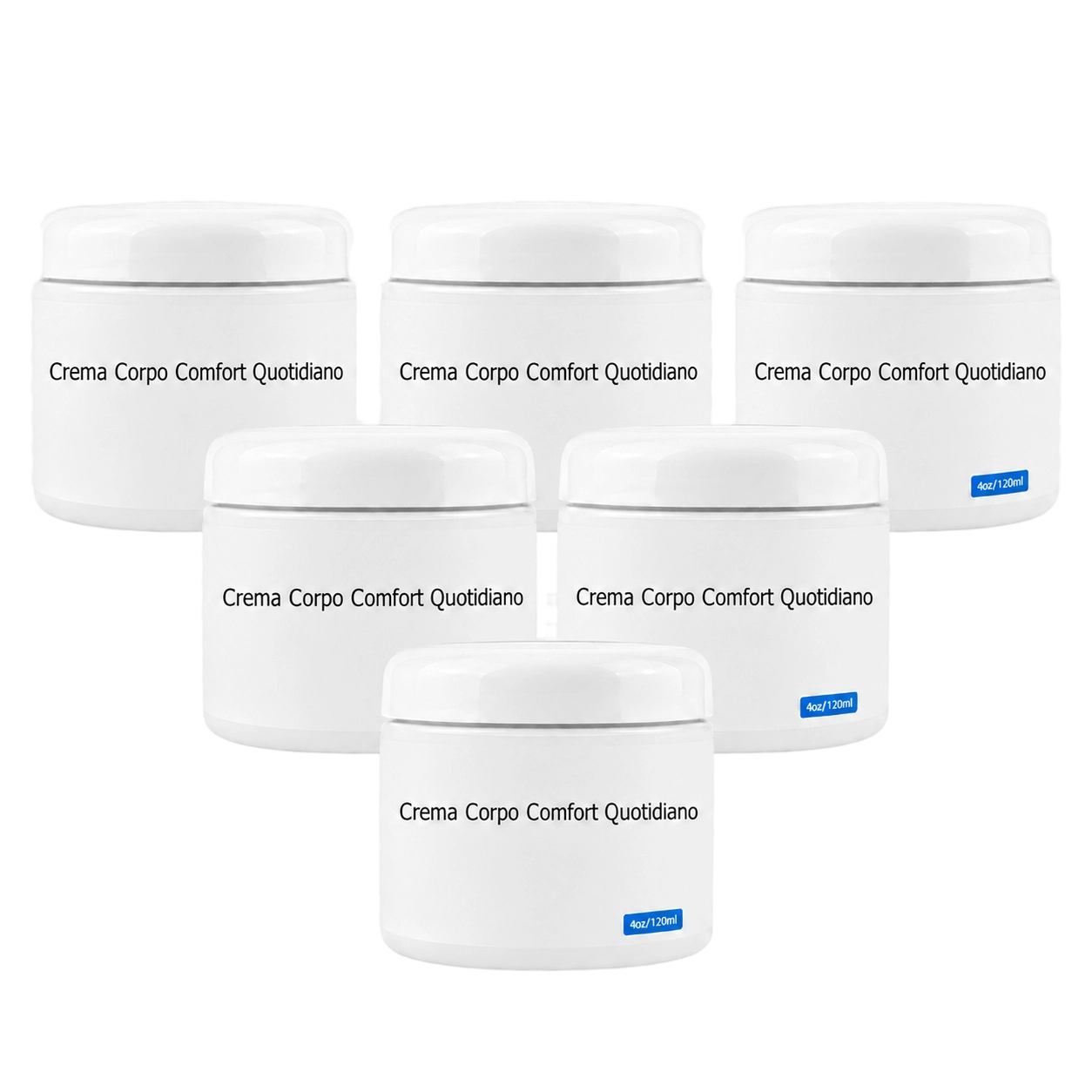6x Crema Corpo Comfort Quotidiano