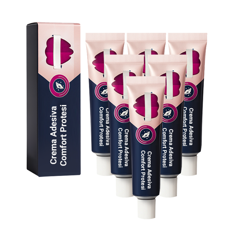 6x Crema Adesiva Comfort Protesi