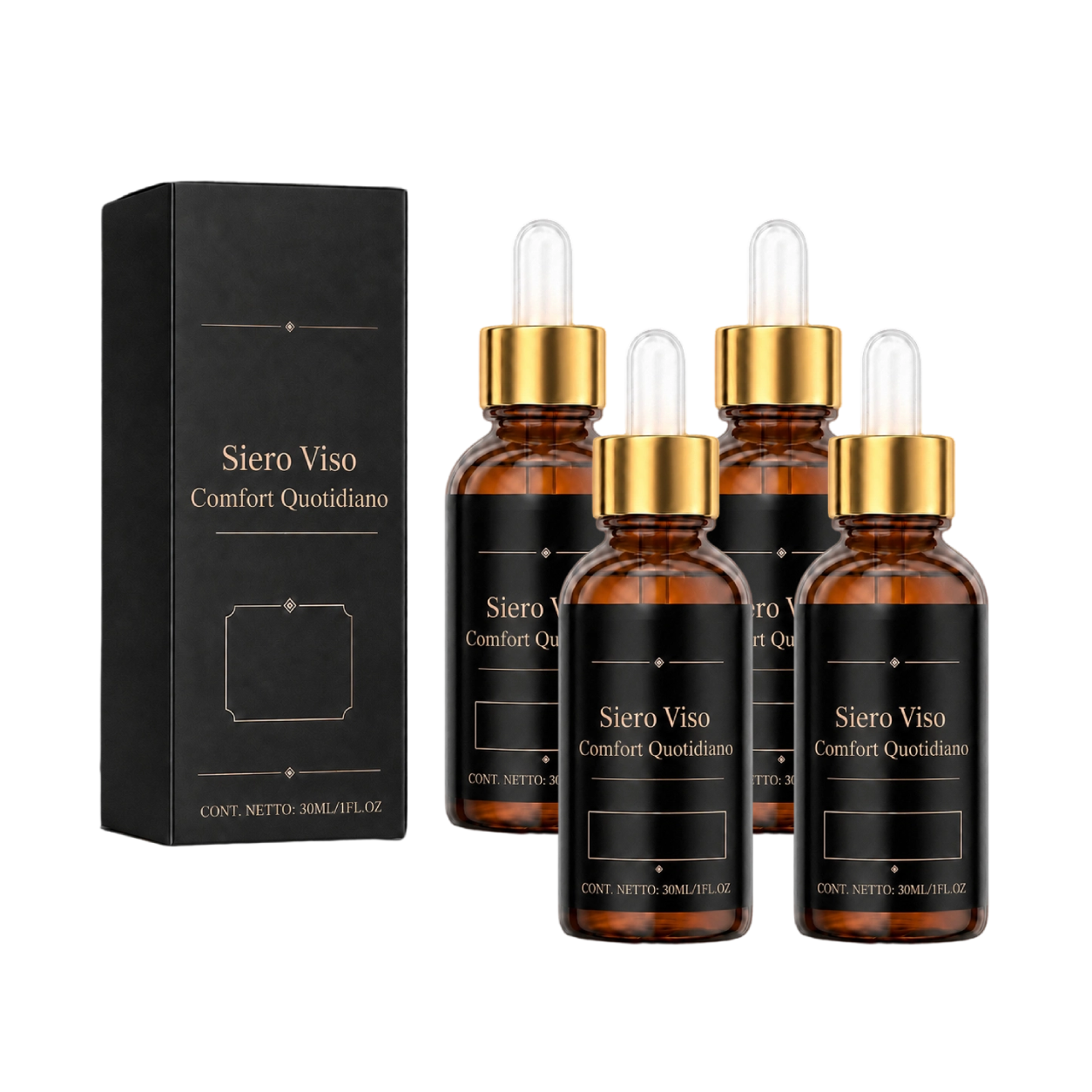 4x Siero Viso Comfort Quotidiano