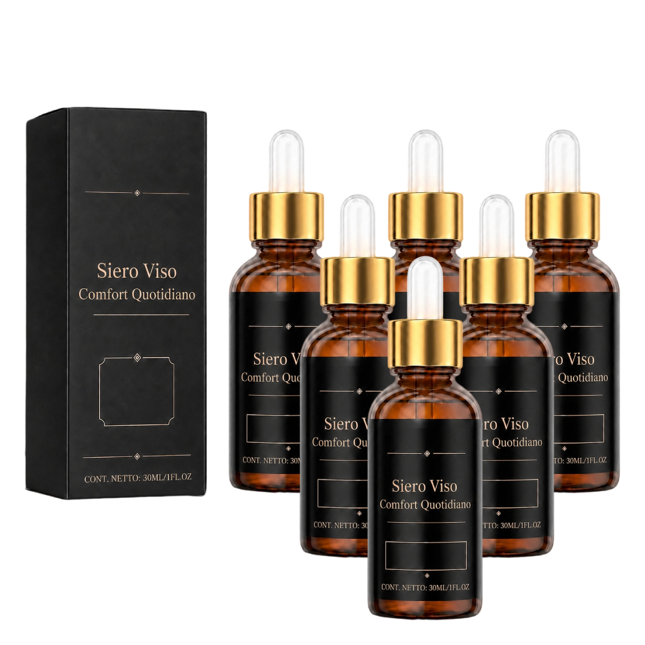6x Siero Viso Comfort Quotidiano